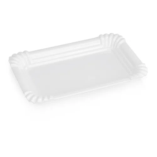 Imbissplatte Set, 21 x 13 x 2 cm, Set á 12 Stück, Melamin - 9325210 - 9325210
