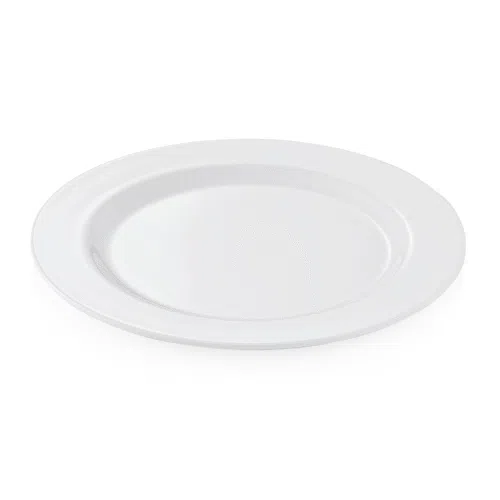 Teller Set, flach, Ø 25 cm, Set á 12 Stück, Melamin - 9360255 - 9360255