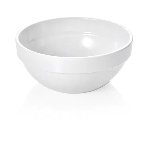 Schale Set, 0,56 ltr, Ø 14 cm, weiß, Set á 6 Stück, Melamin - 9738140 - 9738140