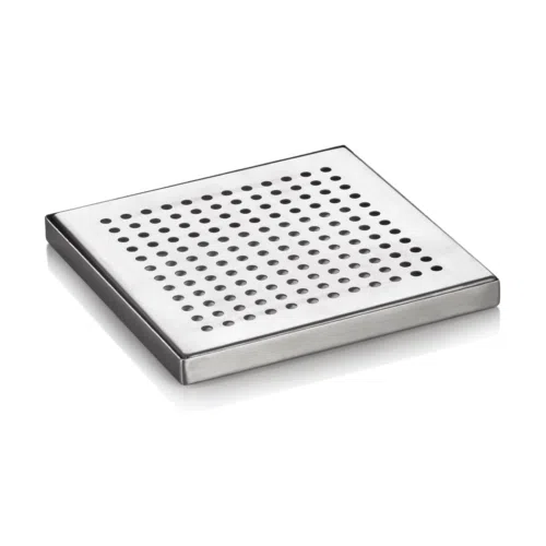 Abtropfblech, 15,3 x 15,3 x 1,5 cm, Chromnickelstahl - 9988015 - 9988015