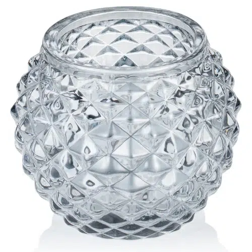 Ball Smoke Grey YUYU - Ø 7,5 cm - Höhe 6 cm - Glas - 4116107 - 4116107