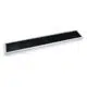 Barmatte mit Edelstahlrahmen - 60 x 10 x 2 cm - Gummi - Chromstahl 18/0 - 9998600 - 9998600