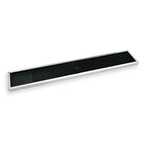 Barmatte mit Edelstahlrahmen - 60 x 10 x 2 cm - Gummi - Chromstahl 18/0 - 9998600 - 9998600 Barmatte mit Edelstahlrahmen - 60 x 10 x 2 cm - Gummi - Chromstahl 18/0 - 9998600 - 9998600