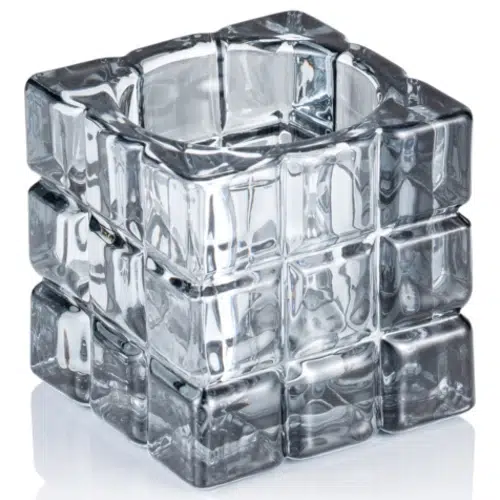 Cube Smoke Grey YUYU - 6,5 x 6,5 x 6,5 cm - Glas - 4115106 - 4115106