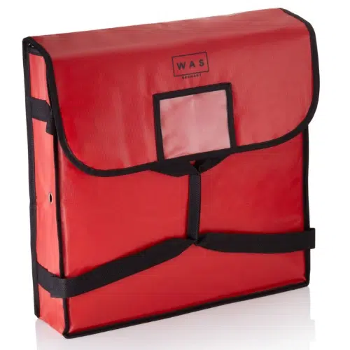 Isoliertasche für 2 Pizzen - 51 x 51 x 11 cm - rot - Kunststoff - Aluminium - 2297452 - 2297452