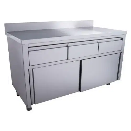 Schiebetürenschrank 4 Schubladen -1400x700mm - Saro 700-2310 - 700-2310