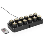 LED Teelichter Multi-Color YUYU - 30 x 14 x 3 cm - wiederaufladbar - Kunststoff - 4153012 - 4153012