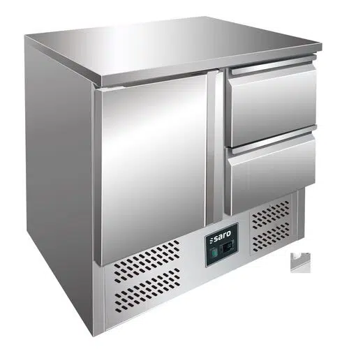 Saro Gastro Kühltisch Tür+Schubladen - VIVIA S901 S/STOP 2x 1/2GN - 323-10062