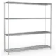 Combisteel Wandbretter 4 levels 1800 schwarz Selbstmontage - 7530.0040 - 7530.0040