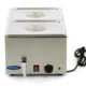 Gastro Bain Marie - mit Wasserhahn- inkl. 2 x 12 GN Set - Elektrisch Maxima 09300010