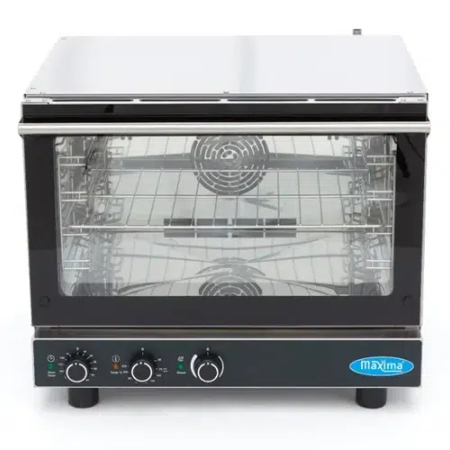 Maxima Gastro Kombidämpfer - Dampfofen - Passt 4 Tabletts - 1/1 GN / 60 x 40 cm - Analog - 400V - 08500202 - 08500202