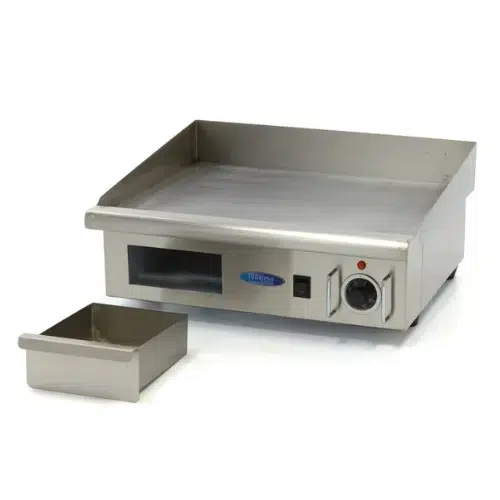 Gastro Grillplatte - Glatt - 55 cm - inkl. Tropfschale - Maxima 09300065