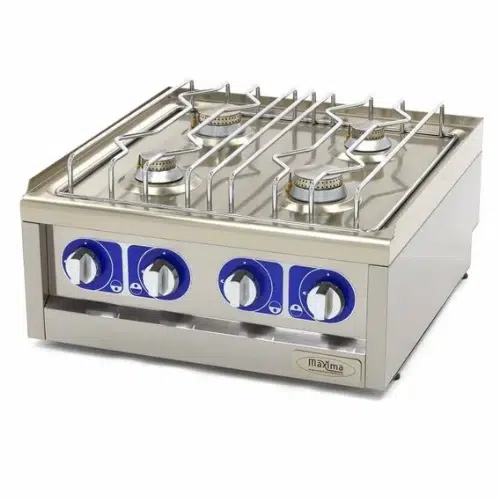 Gastro Kochfeld - 2 Brenner - Doppeleinheit - 60 cm Tief - Gas - Maxima 09391520