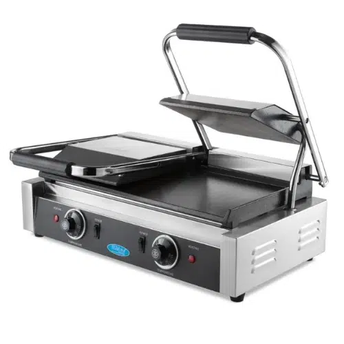 Gastro Kontaktgrill - Glatte - Doppelgrillplatte - 2 x 22 cm - Maxima 09300437
