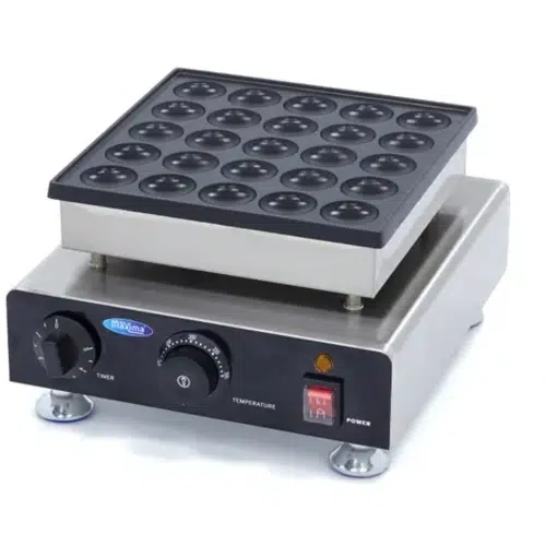 Maxima Gastro Mini Pfannkuchenmacher - 25 Stück - Jeweils Ø4,5 cm - 09374130
