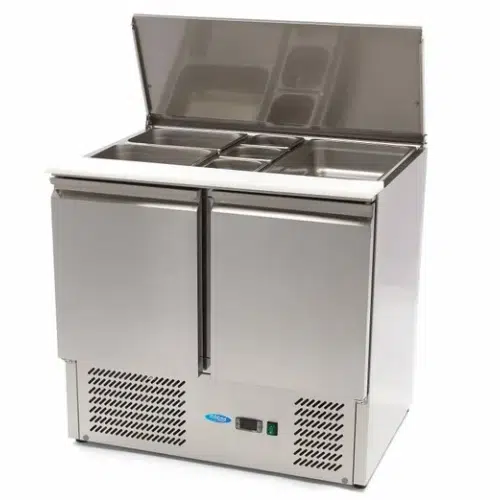Maxima Gastro Saladette - 257 liter - 90 cm - 2 Türen - 09400410