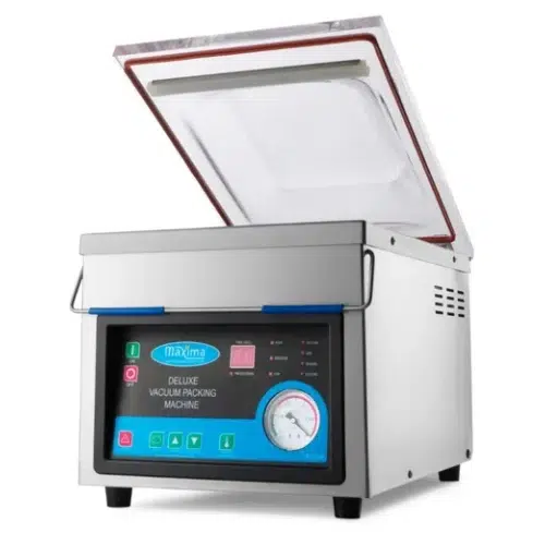 Maxima Gastro Kammervakuumierer, 1,2 mba - Tischmodell - 26 cm Siegelbalken - W28 x D38.5 cm x H9 Kammer - 09300216 - 09300216